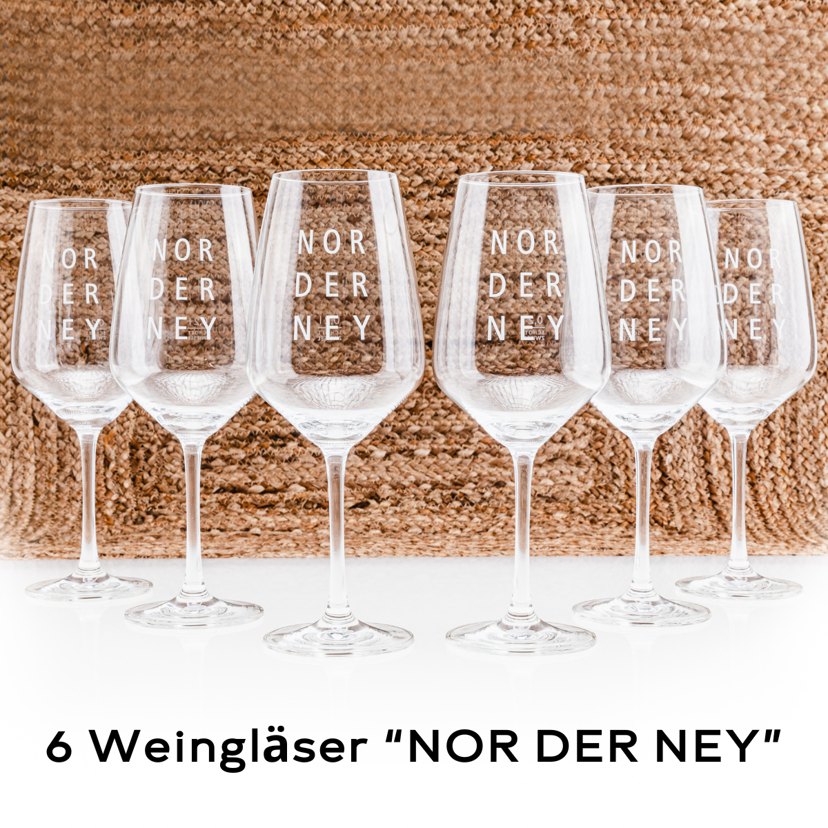 6 Weingläser NORDERNEY